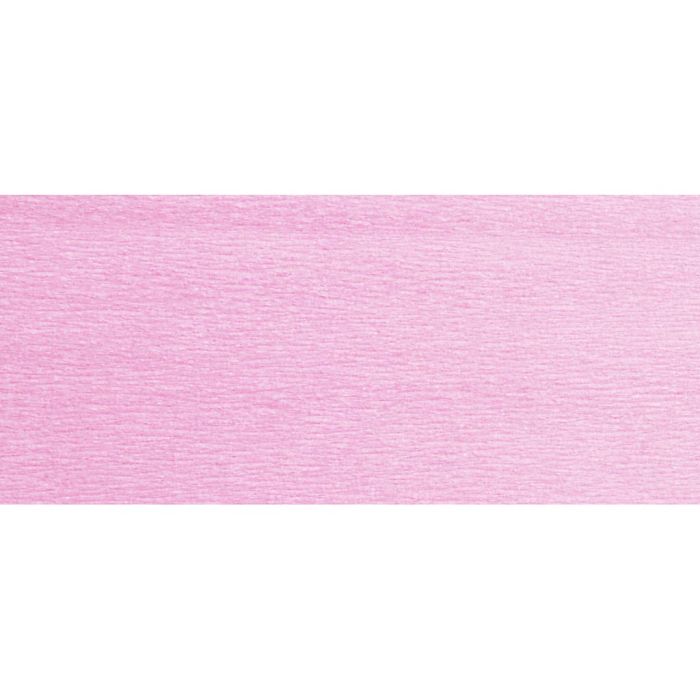 Papier Crépon, feuille 50x250 cm, 22 gr, rose, 1 pli/ 1 Pq.