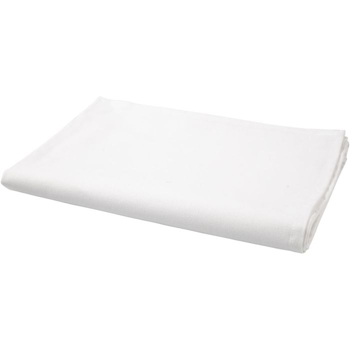 Theedoeken, afm 50x70 cm, 180 gr, wit, 5 stuk/ 1 doos
