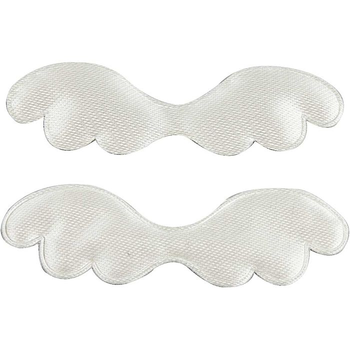Stoffen vleugels, B: 7 cm, 50 stuk/ 1 doos