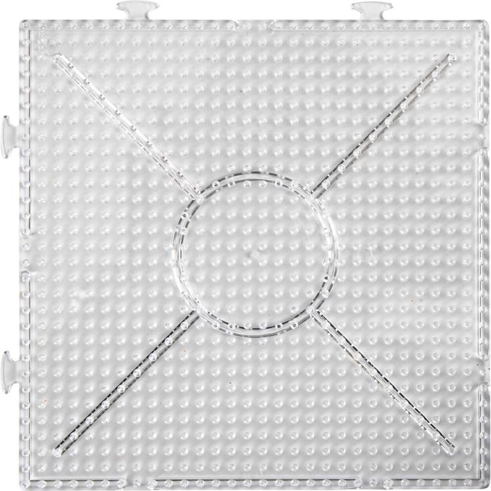 Onderplaat, groot vierkant, afm 15x15 cm, JUMBO, helder, 2 stuk/ 1 doos