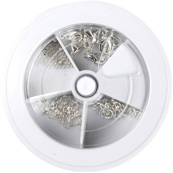 Kit de démarrage pour la fabrication de bijoux, argenté, 1 set
