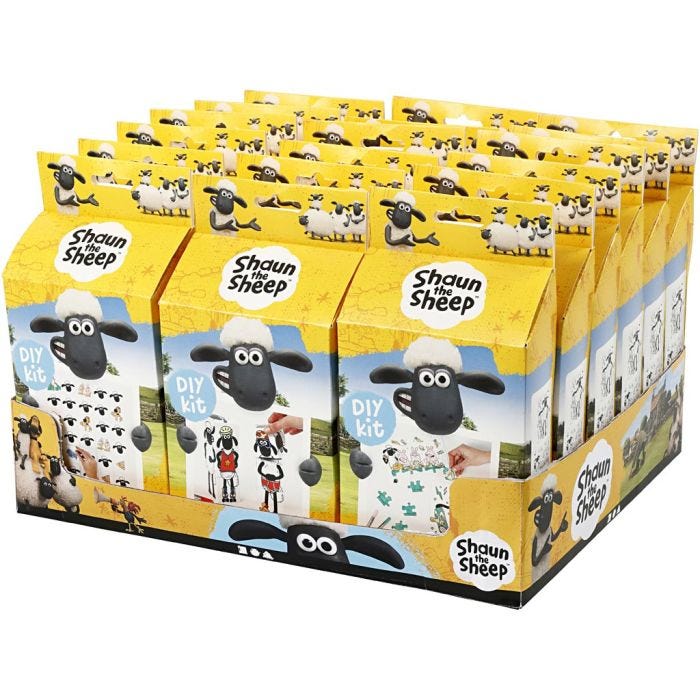 Présentoir de table avec kits de matériel, 18 set/ 1 Pq.