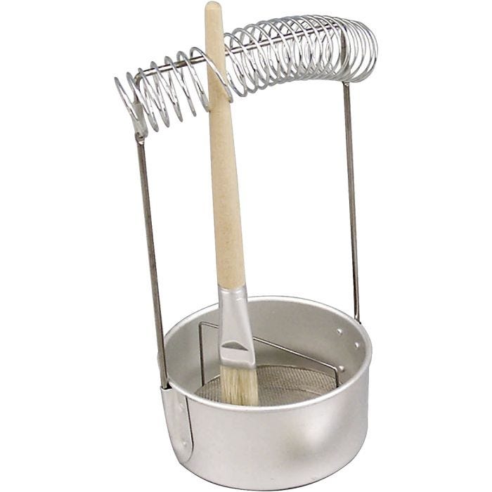 Nettoyeur de pinceaux, H : 21 cm, d 11 cm, 1 pièce