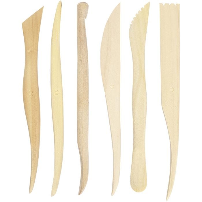 Bâtonnets de Modelage, L : 15 cm, 6 pièces/ 1 Pq.
