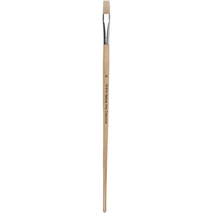 Pinceau Nature Line, dim. 14, L : 32 cm, L : 12 mm, manches longs, 12 pièces/ 1 Pq.