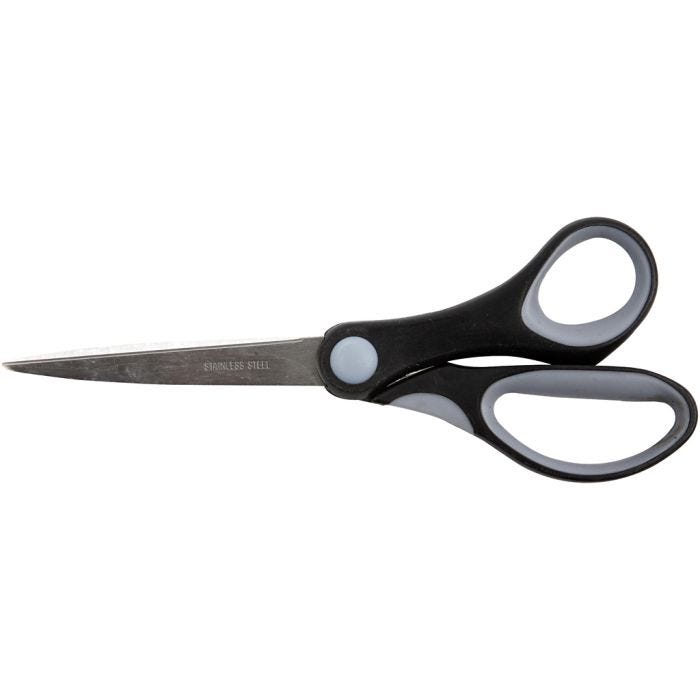 Ciseaux Tout-usage, L : 21 cm, droitier, 1 pièce