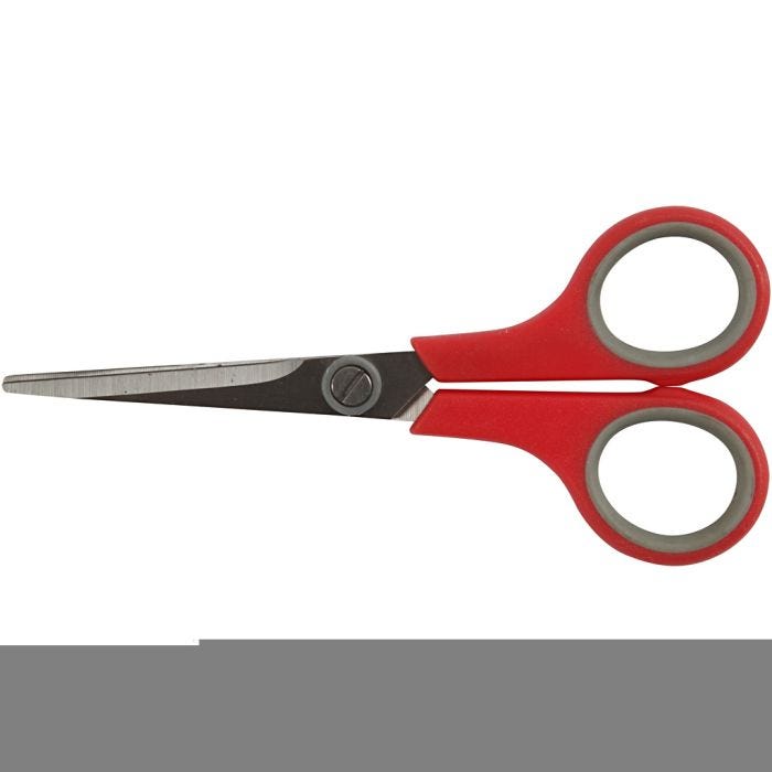 Ciseaux pour Enfants, L : 14 cm, droitier &amp; gaucher, 12 pièces/ 1 Pq.
