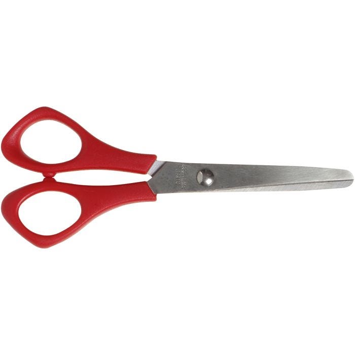 Ciseaux Scolaires, L : 14 cm, rund, gaucher, 1 pièce