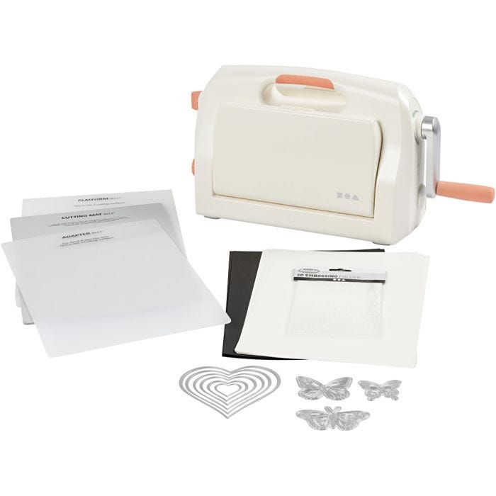 Kit débutant - Machine à couper et à embosser, A4, feuille 210x297 mm, 1 set