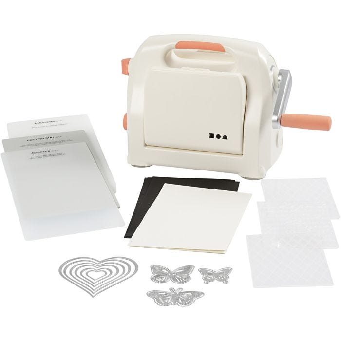 Kit débutant - Machine à couper et à embosser, A5, feuille 155x210 mm, 1 set