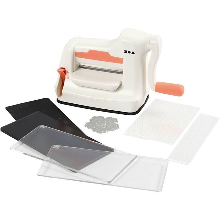 Machine à couper et à embosser - kit de démarrage, A7, feuille 74x105 mm, 1 set