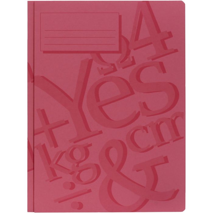 pochette de travail, A4, rouge, 100 pièces/ 1 Pq.