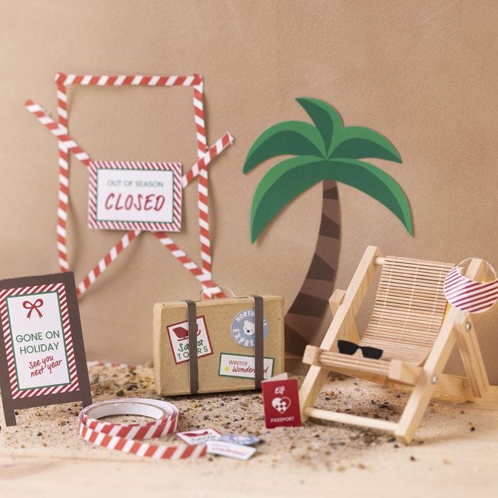 Le lutin part en vacances