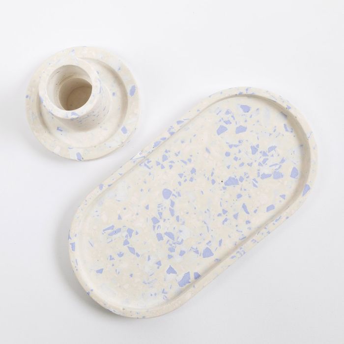 Zo kunt u hars gieten met terrazzo vlokken