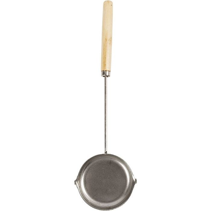 Louche de fondeur, P: 16 mm, L : 26 cm, d 6,5 cm, 1 pièce