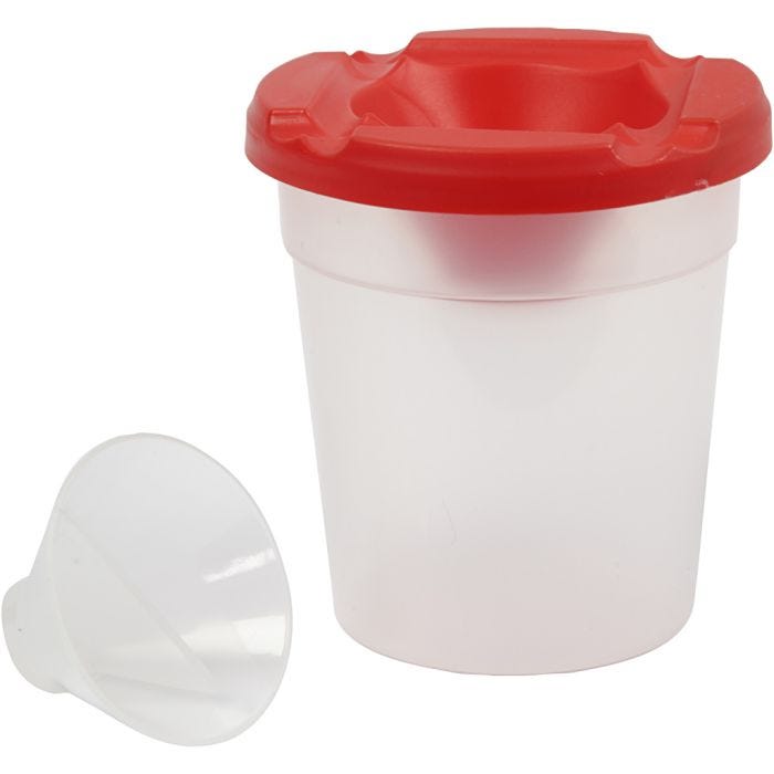 Pots antiverse, H : 8,5 cm, d 8 cm, 250 ml, 15 pièces/ 1 Pq.