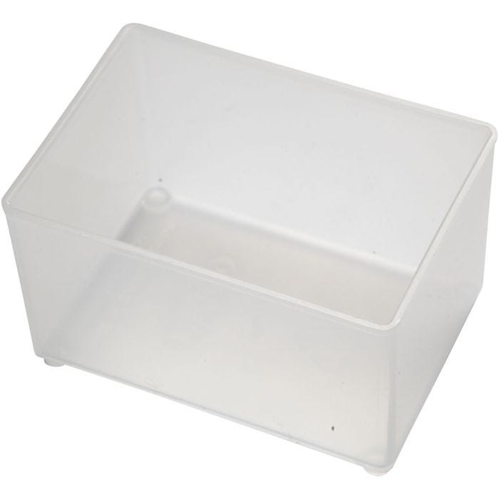 Boîte de rangement, dim. A8-1, H : 47 mm, dim. 79x55 mm, 1 pièce