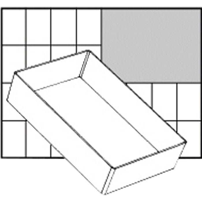 Inzet Box, afm A6-1, H: 47 mm, afm 157x109 mm, 1 stuk