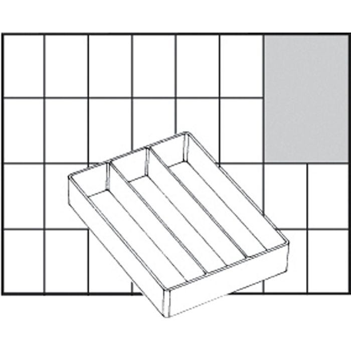 Inzet Box, H: 24 mm, afm 109x79 mm, 1 stuk