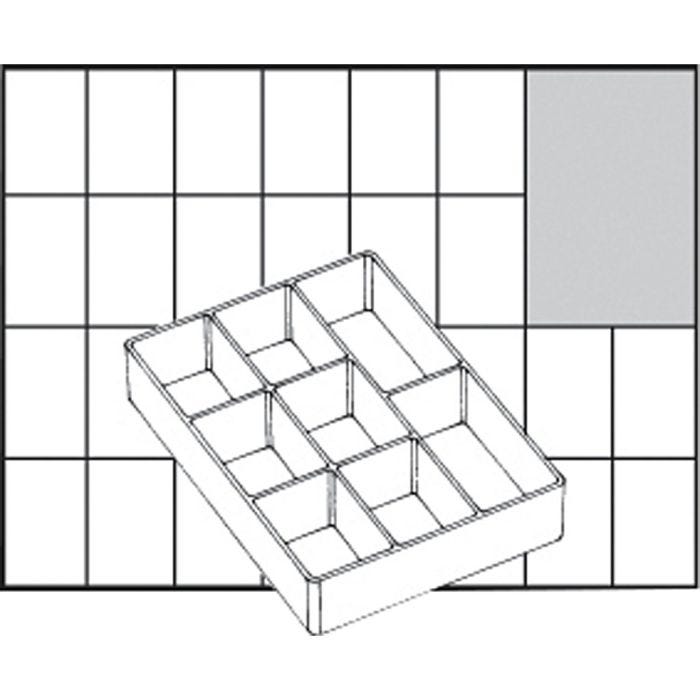 Inzet Box, H: 24 mm, afm 109x79 mm, 1 stuk