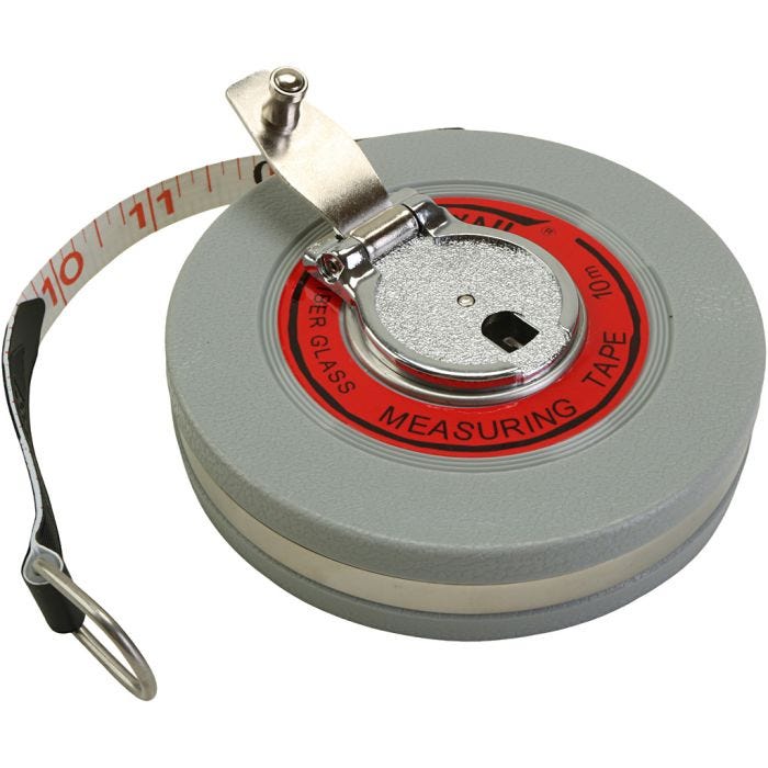 Mètre ruban Freemans, L : 10 M, 1 Pq.