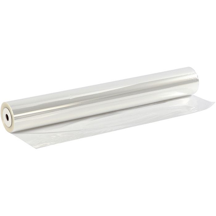 Cellophane, L : 70 cm, ép. 25 my, 200 m/ 1 rouleau