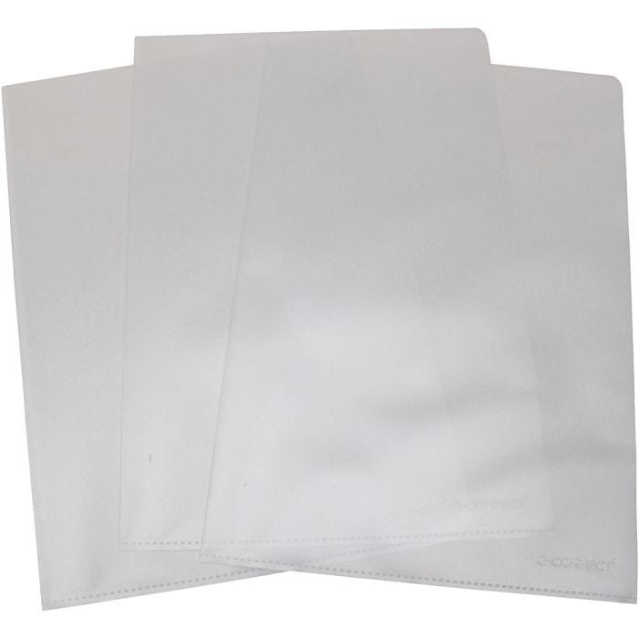 Chemise porte-document transparente, A4, 100 pièces/ 1 Pq.