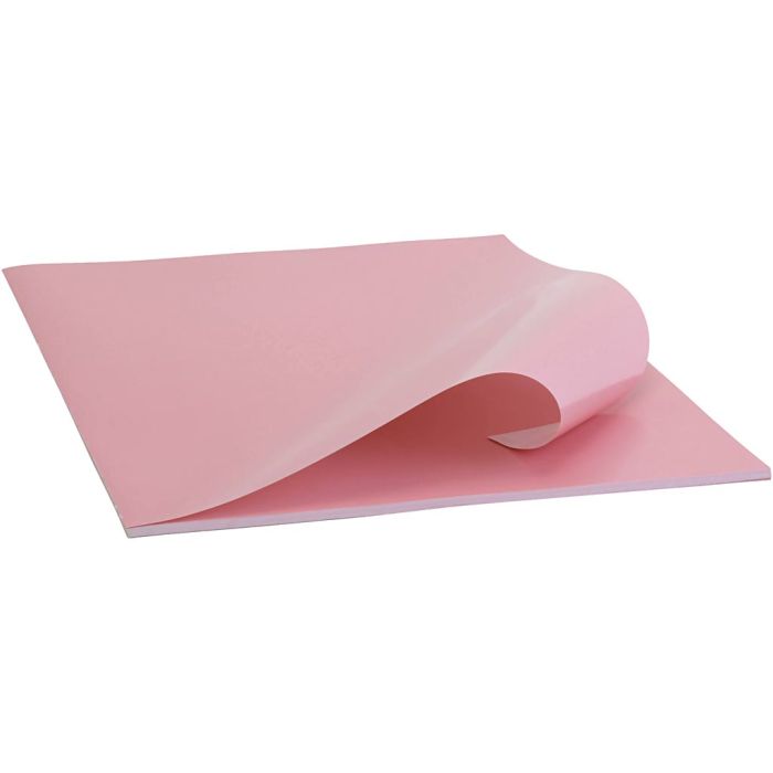 Papier Glacé, feuille 32x48 cm, 80 gr, rose, 25 flles/ 1 Pq.