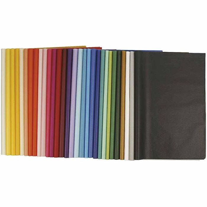 Papier de Soie, feuille 50x70 cm, 17 gr, 300 flles/ 1 Pq.