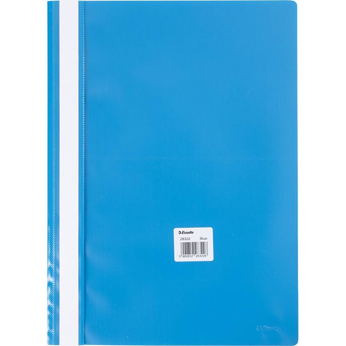 Livrets de présentation en plastique, A4, bleu, 50 pièces/ 1 Pq.