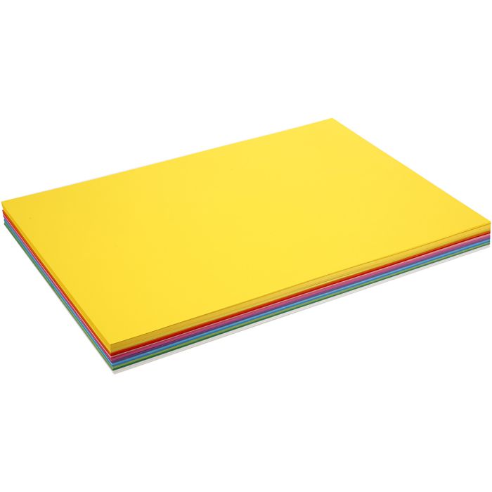 Carton de Printemps, A2, feuille 420x594 mm, 180 gr, ass. de couleurs, 20 flles ass./ 1 Pq.
