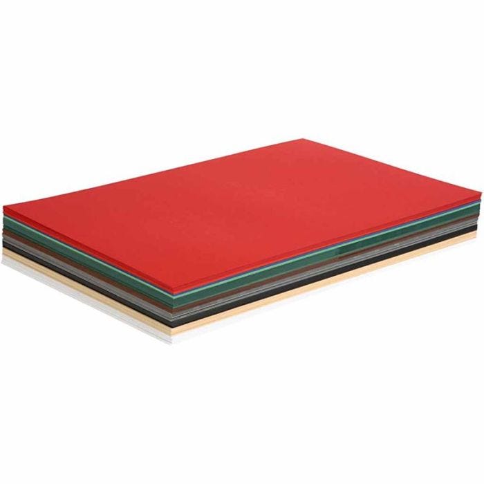 Papier Cartonné Noël, A3, feuille 297x420 mm, 180 gr, ass. de couleurs, 300 flles ass./ 1 Pq.