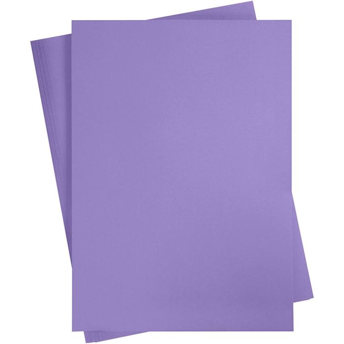 Papier Cartonné, A2, feuille 420x594 mm, 180 gr, violet, 10 flles/ 1 Pq.