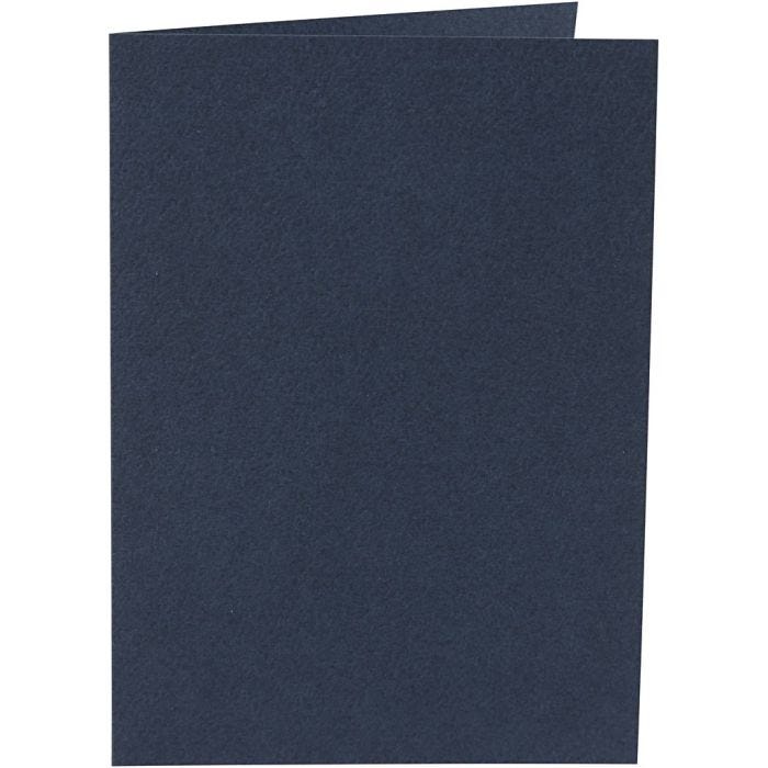 Cartes, dimension carte 10,5x15 cm, 220 gr, bleu, 10 pièces/ 1 Pq.