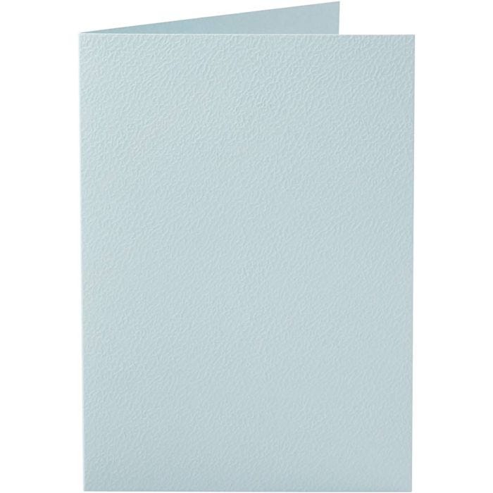 Cartes, dimension carte 10,5x15 cm, 220 gr, bleu clair, 10 pièces/ 1 Pq.