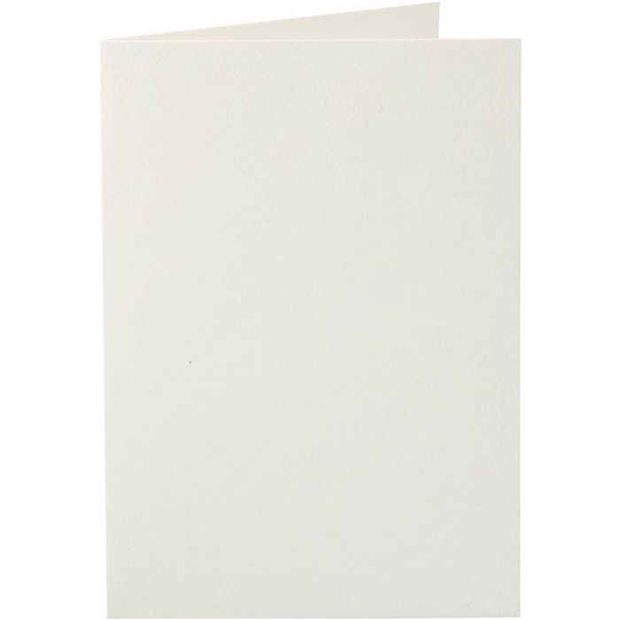 Cartes, dimension carte 10,5x15 cm, 220 gr, blanc cassé, 10 pièces/ 1 Pq.