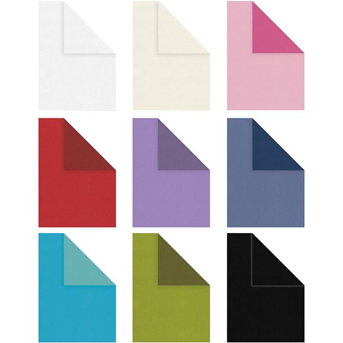 Papier structure, A4, feuille 210x297 mm, Le contenu peut varier , 100 gr, ass. de couleurs, 30x20 flles/ 1 Pq.