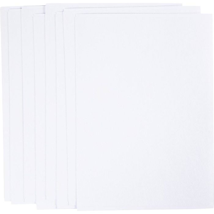 Feuille de broderie hydrosolubles, A5, feuille 148,5x210 mm, blanc, 8 flles/ 1 Pq.