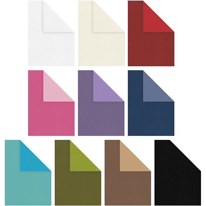 Carte structure, A4, feuille 210x297 mm, 250 gr, ass. de couleurs, 30x10 flles/ 1 Pq.