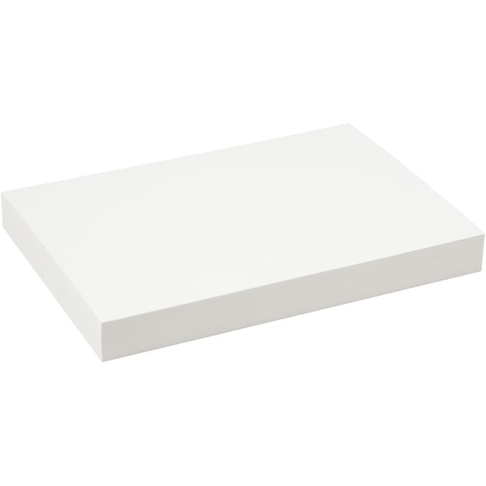 Aquarelpapier, A4, vel 210x297 mm, 200 gr, wit, 100 vel/ 1 doos