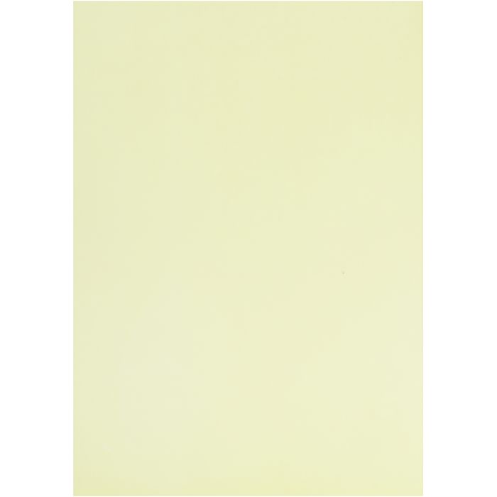 Papier Vélin, A4, feuille 210x297 mm, 100 gr, vert clair, 10 flles/ 1 Pq.