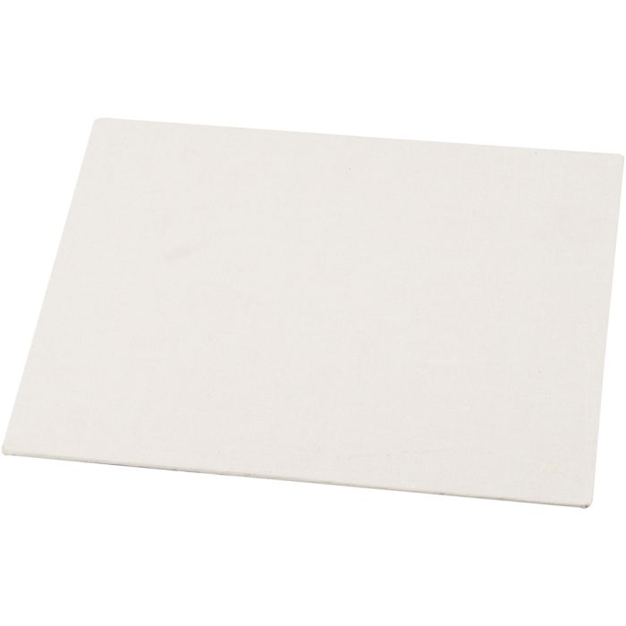 Panneau en toile, A4, dim. 21x29,7 cm, ép. 3 mm, 280 gr, blanc, 1 pièce