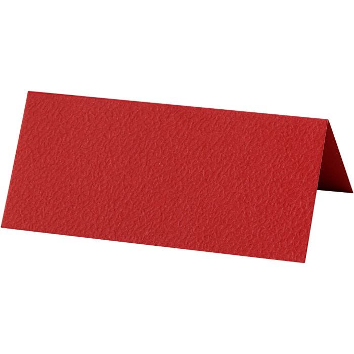Marque-places, dim. 9x4 cm, 220 gr, rouge, 20 pièces/ 1 Pq.
