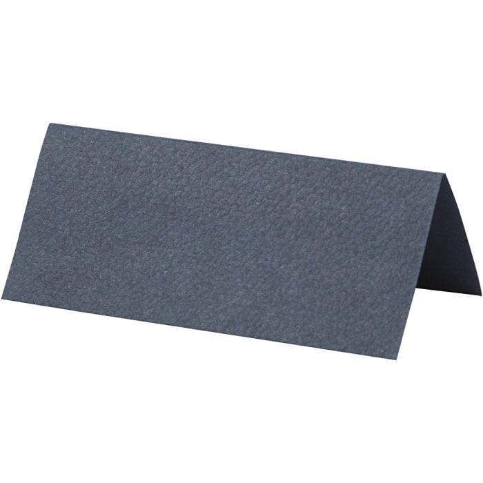 Marque-places, dim. 9x4 cm, 220 gr, bleu, 20 pièces/ 1 Pq.