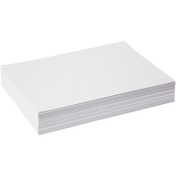 Papier à Dessin, A4, feuille 210x297 mm, 130 gr, blanc, 250 flles/ 1 Pq.
