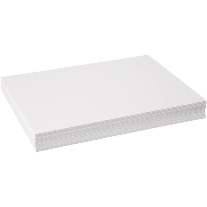 Papier à Dessin, feuille 60x84 cm, 120 gr, blanc, 250 flles/ 1 Pq.