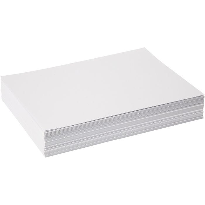 Papier à Dessin, A4, feuille 210x297 mm, 190 gr, blanc, 250 flles/ 1 Pq.