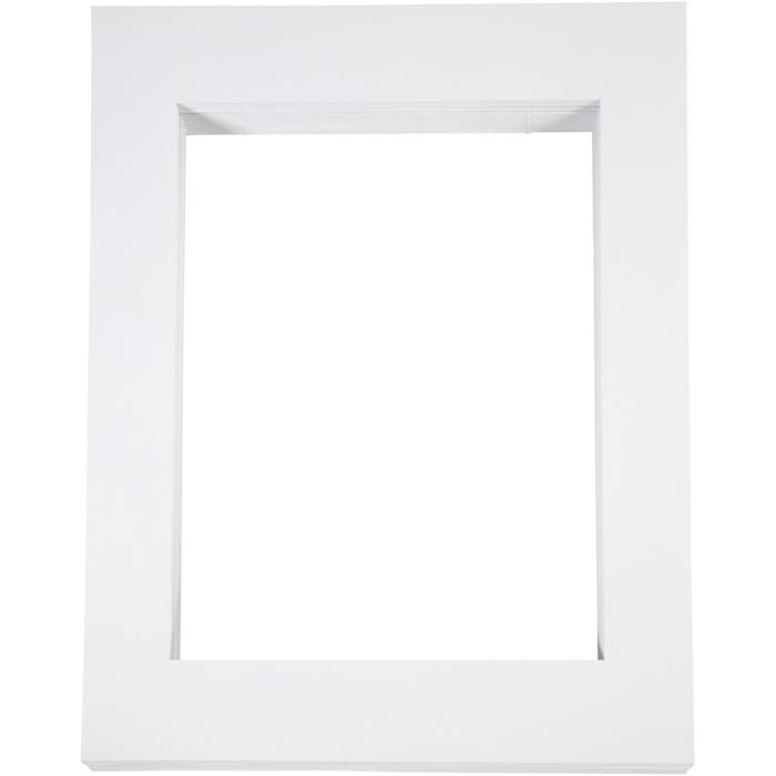 Passe-partout, A3, dim. 40x50 cm, 500 gr, blanc, 100 pièces/ 1 Pq.