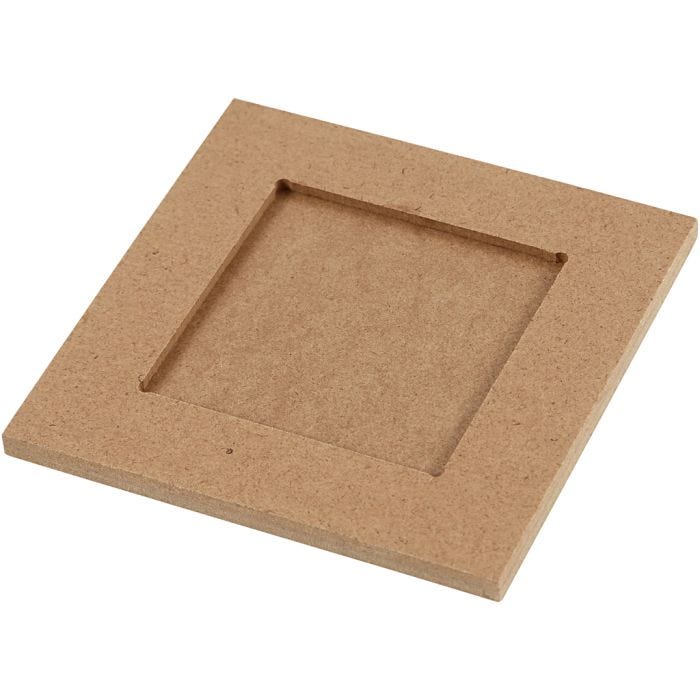 Cadre collage, P: 3 mm, dim. 10x10 cm, 1 pièce