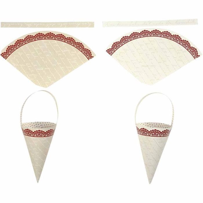 Cônes Vivi Gade, H : 13 cm, 160 gr, 10 pièces/ 1 Pq.
